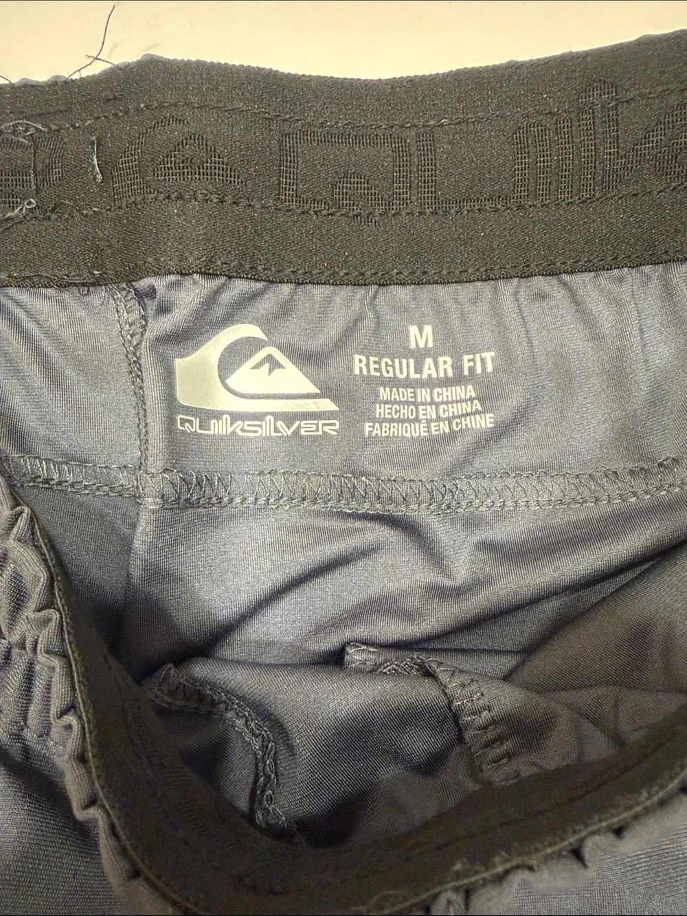 Quiksilver Men's Slate Gray Drawstring Swim Shorts